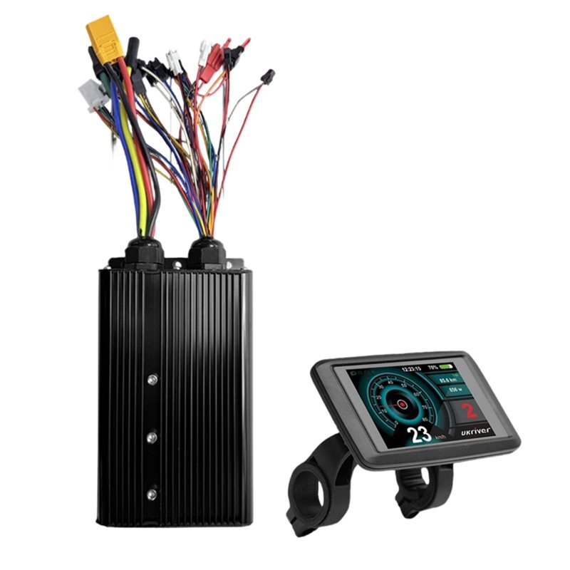 Sine Wave Controller 48V 72V 80A - جهاز قياس بشاشة LCD من نوع