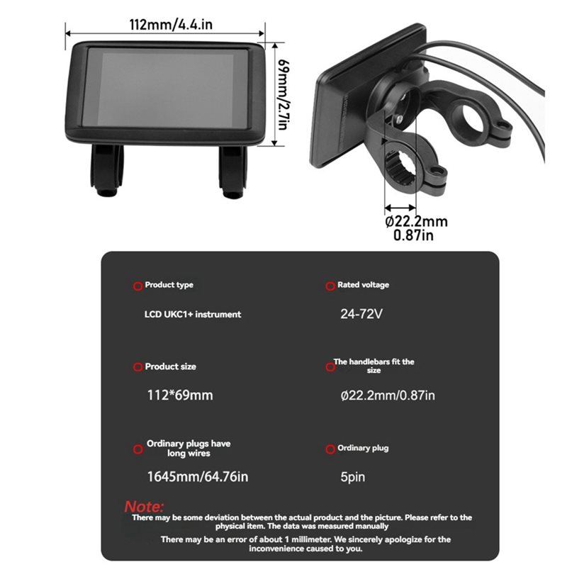جهاز قياس بشاشة LCD من نوع HOE - مراجعة Sine Wave Controller 48V 72V 80A وسعره