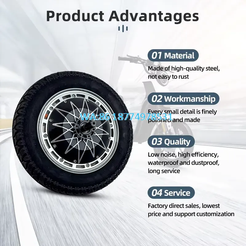 مجموعة محرك محور BLDC مقاس 12  - مراجعة 72V 5000W Hub Motor Kit وسعره